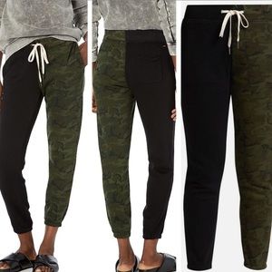 NWT n:Philanthropy Roma Jogger in Black/Camo with drawstring. Size Medium.